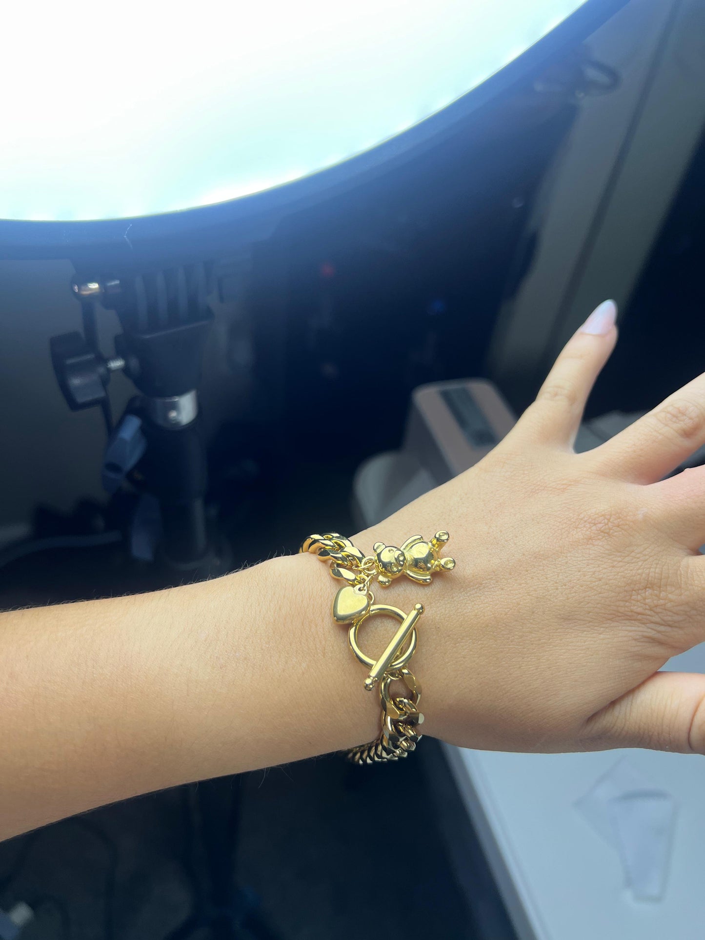 Toy bear bracelet