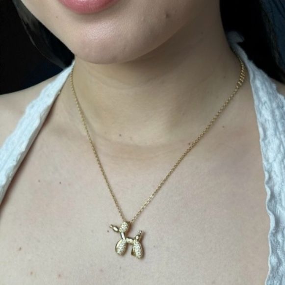Balloon Doggie Necklace