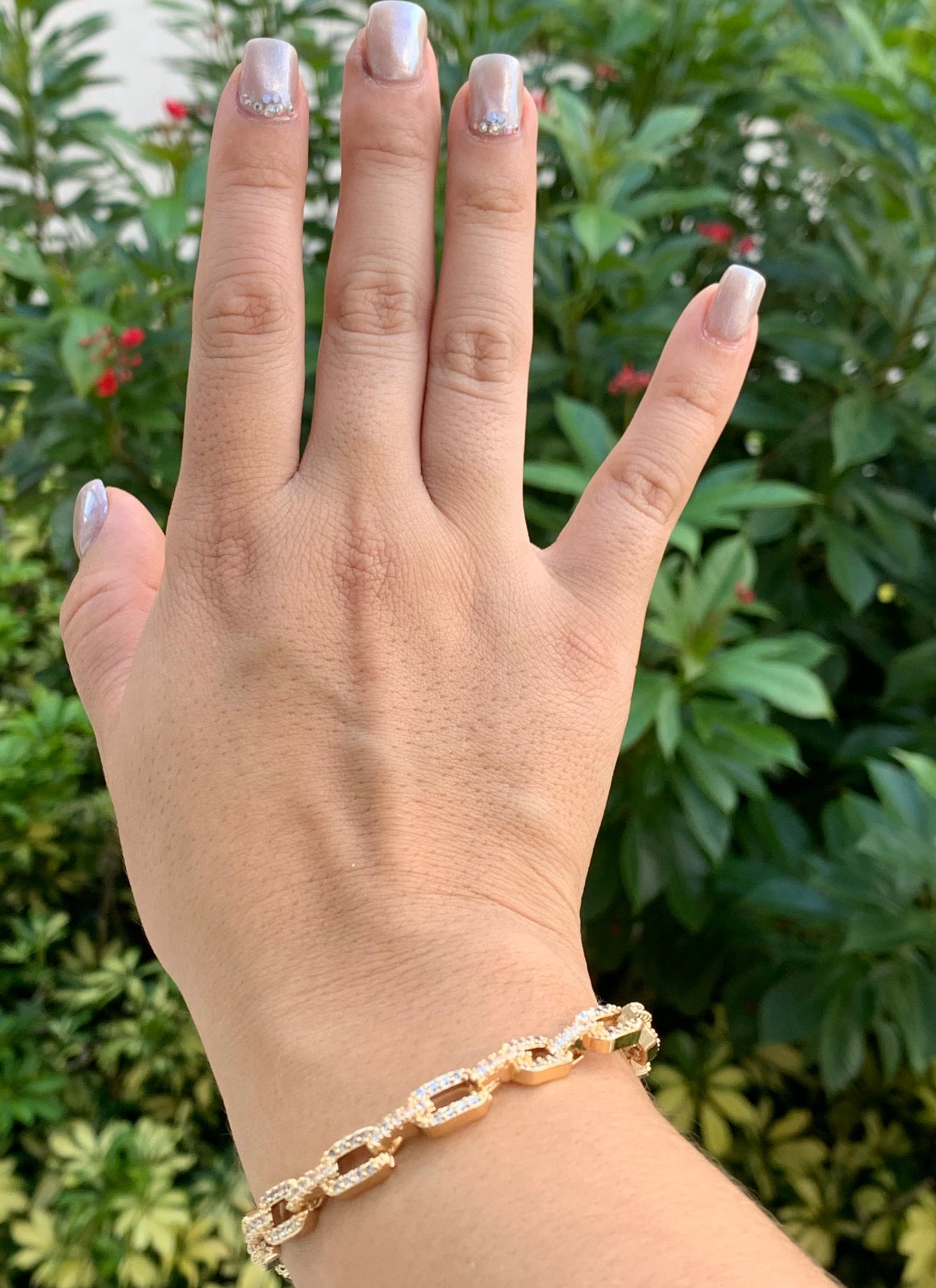 Fancy Cuban Bracelet W CZ
