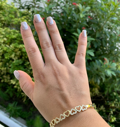Infinity Heart Bracelet Bangle