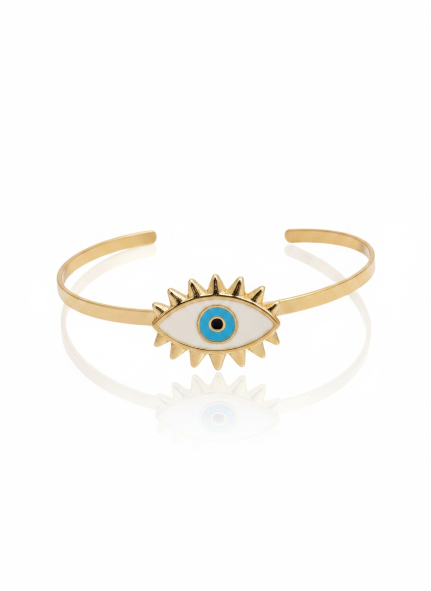 Evil Eye Cuff Bangle