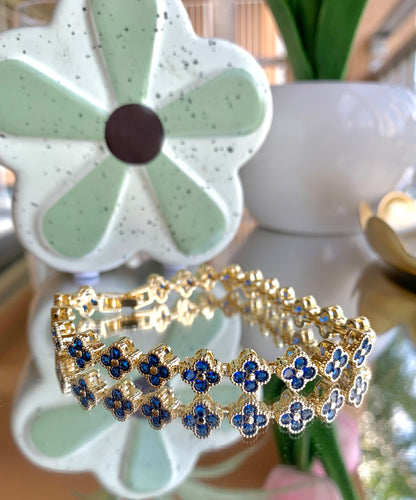 Mystic Clover Bracelet CZ