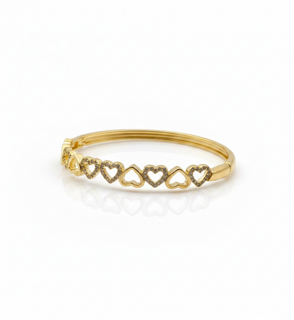 Infinity Heart Bracelet Bangle