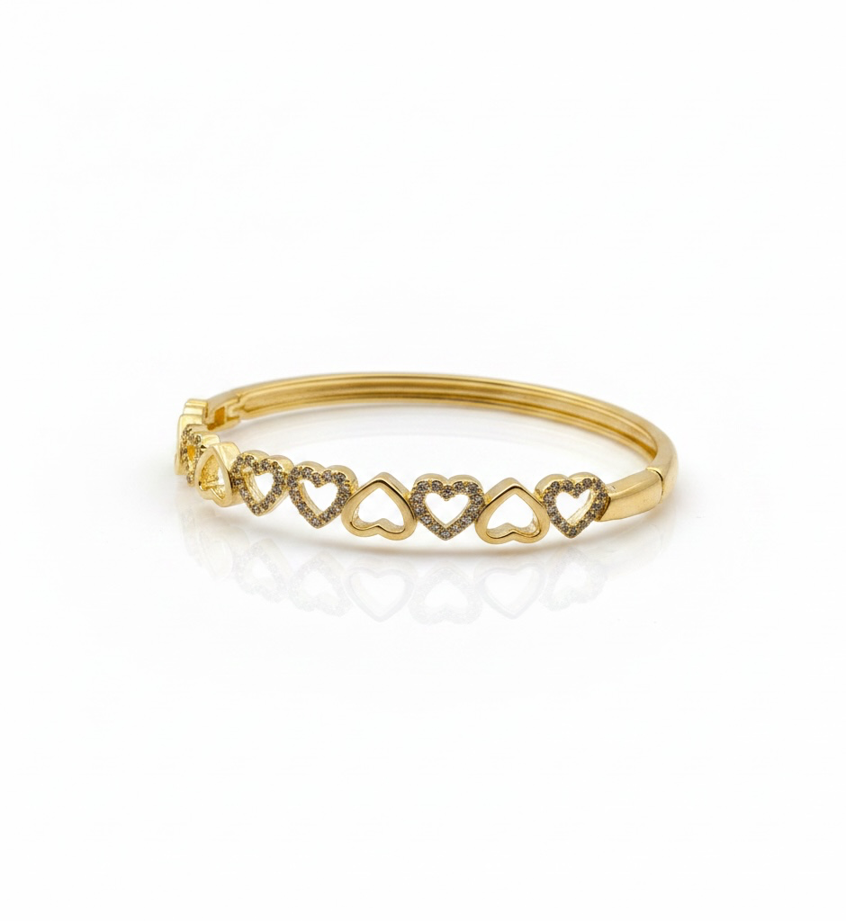 Infinity Heart Bracelet Bangle