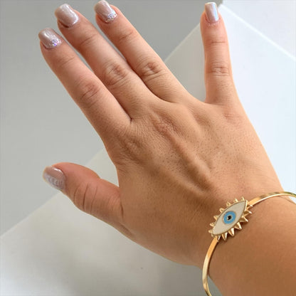 Evil Eye Cuff Bangle