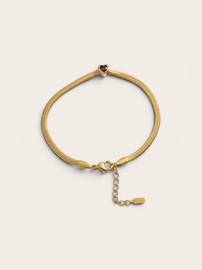 Red Queen Heart bracelet