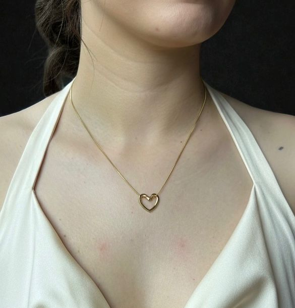 Gold love Necklace