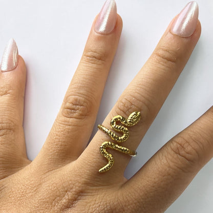 Gold Snake Ring