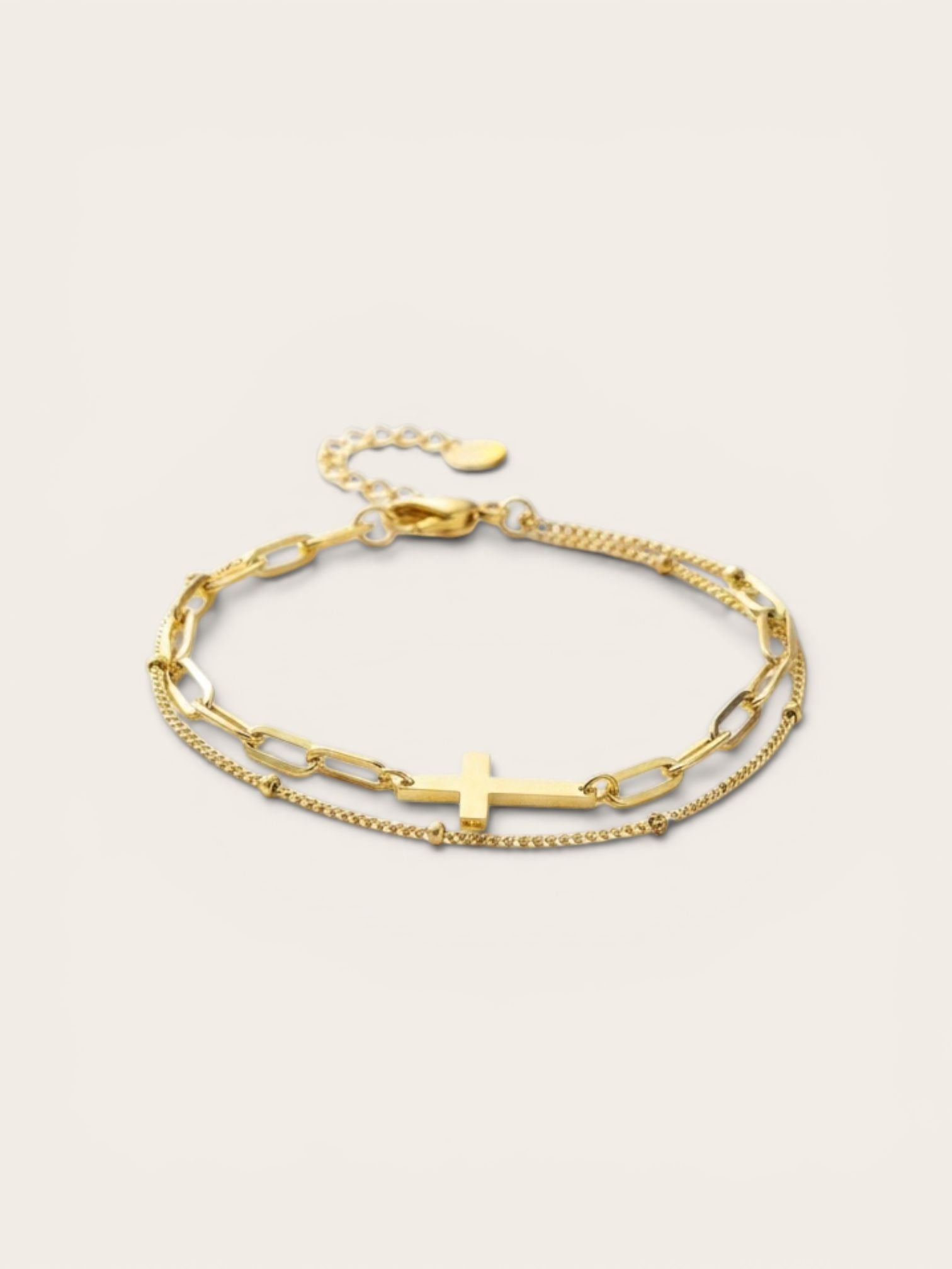 Gold Crosses bracelet